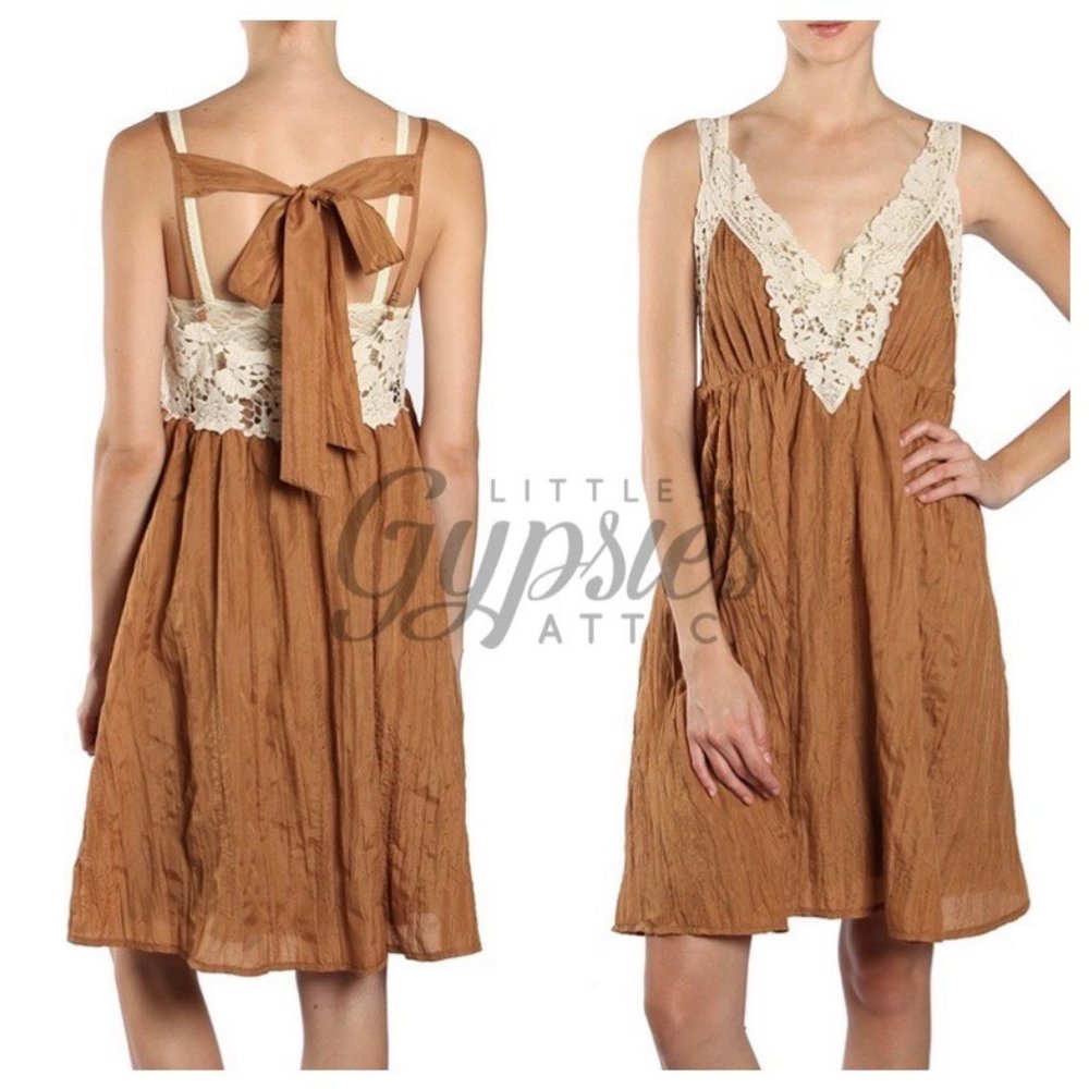 A'reve Bosque Classic Big Bow Dress - Picture 3 of 12